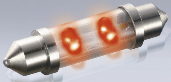FOLIATEC LED Cap Light, 4 rote LED's