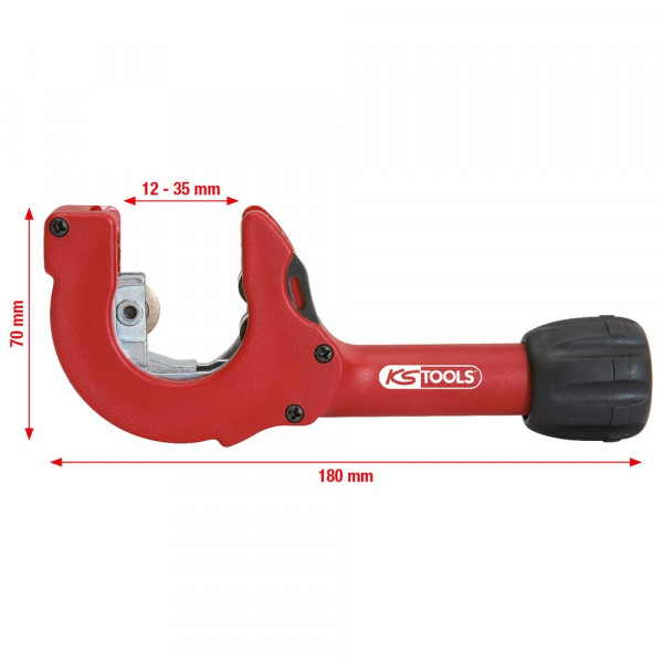 KS TOOLS Ratschen-Rohrabschneider, 12-35mm