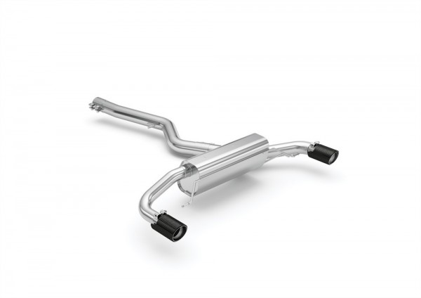 EISENMANN Endschalldämpfer Inox 2x90mm Carbon