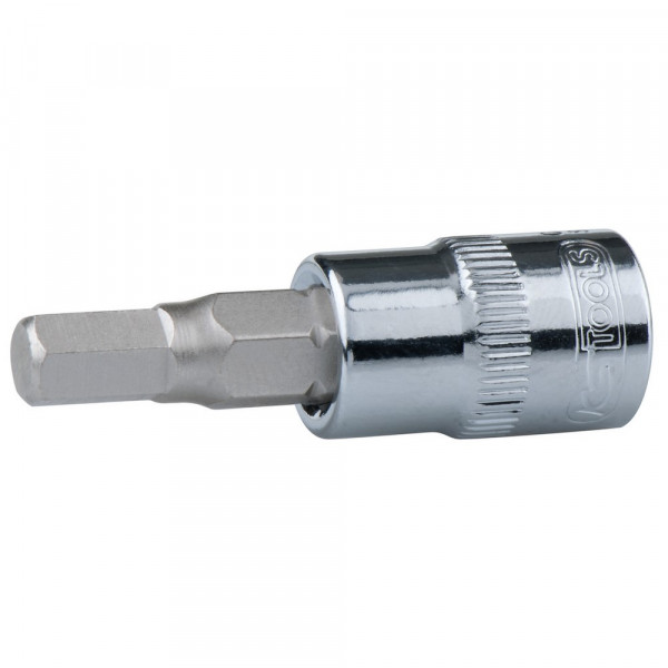KS TOOLS 1/4" CHROME+Bit-Stecknuss Innen6kant,3mm