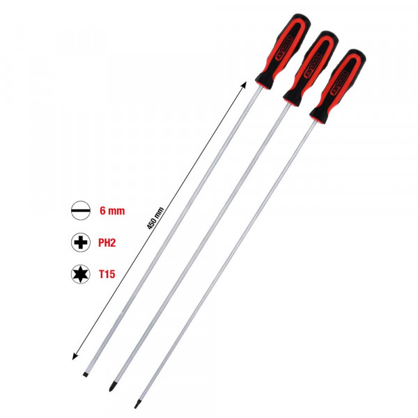 KS TOOLS ERGOTORQUEplus Schraubendreher-Satz,