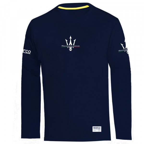 SPARCO T-SHIRT LONG SLEEVE MASERATI CORSE