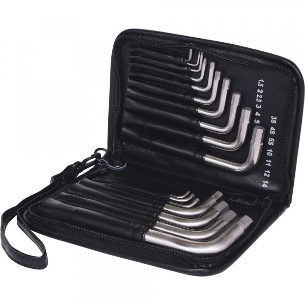 KS TOOLS TITAN+ Winkelstiftschlüssel-Satz,17-tlg.