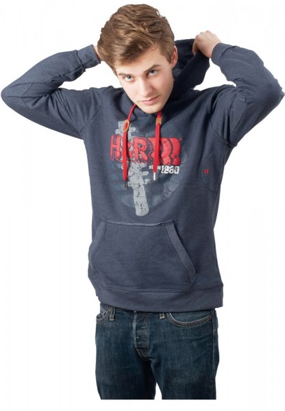 H&amp;R Kapuzenpullover Blau - Grösse XL