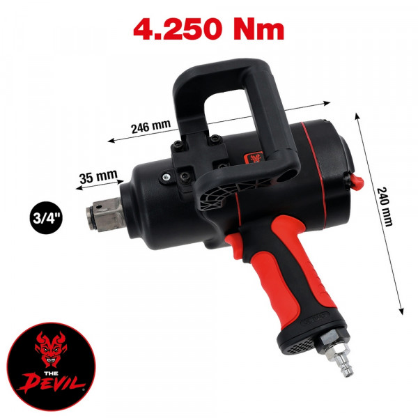 KS TOOLS 3/4" THE DEVIL Schlagschrauber