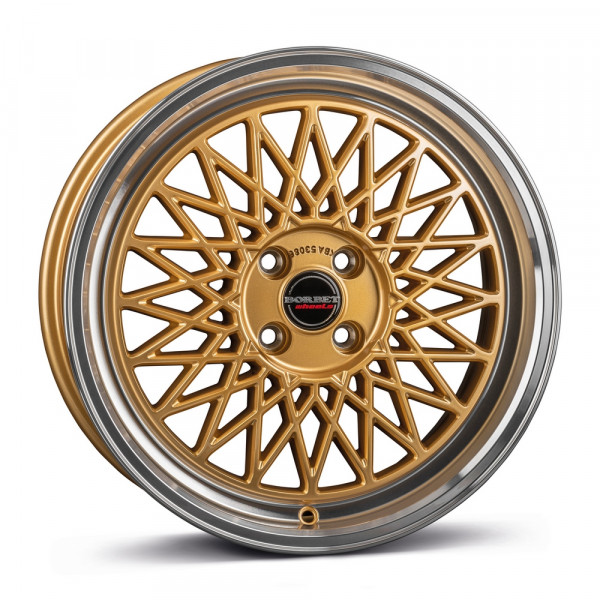 Borbet B-7017 gold rim polished KBA 53086