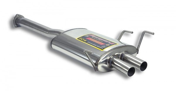 SUPERSPRINT Mittelschalldämpfer, 100% Inox