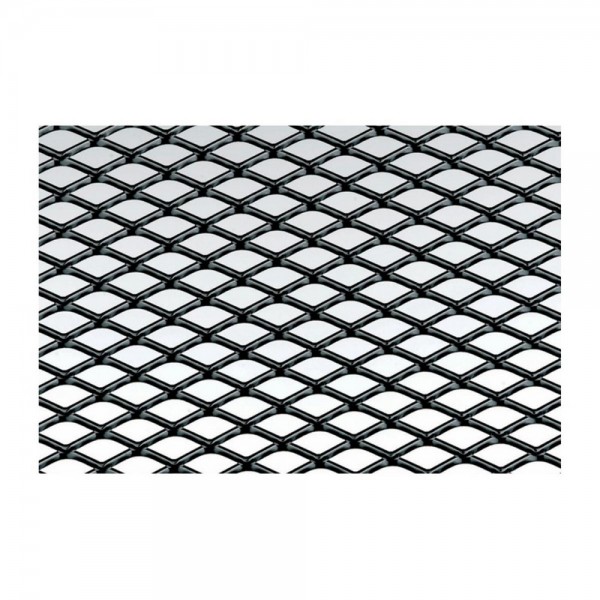 SIMONI RACING Streckgitter Alu-Schwarz 125x30cm