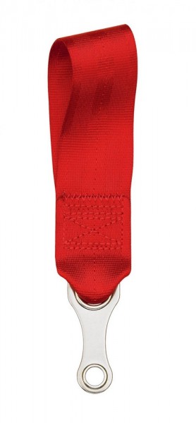 SCHROTH Abschleppöse rot mit Beschlag 7/16"