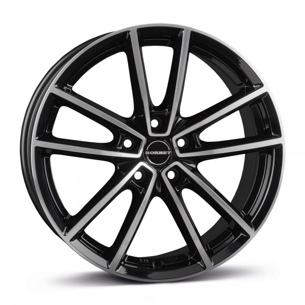 Borbet W 802027 black polished glossy KBA 53715