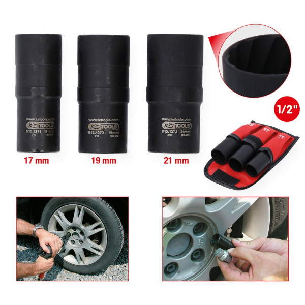 KS TOOLS 1/2" Stecknuss Satz