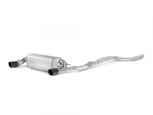 AKRAPOVIC Slip-On System Inox mit Carbon Endrohre