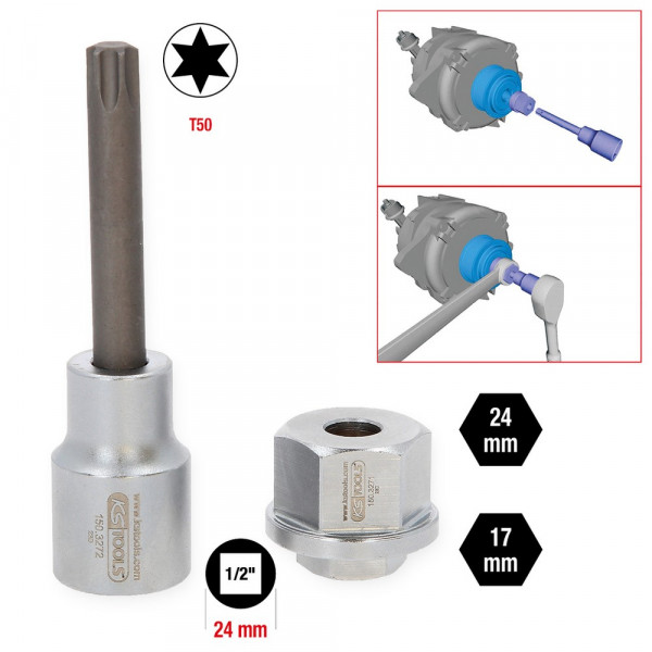 KS TOOLS Lichtmaschinen-Kombischlüssel-Satz,