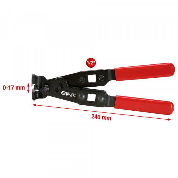 KS TOOLS O-Klipp-Schlauchklemmenzange,240mm