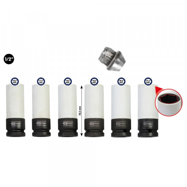 KS TOOLS 1/2" Spezial-Alu-Felgen