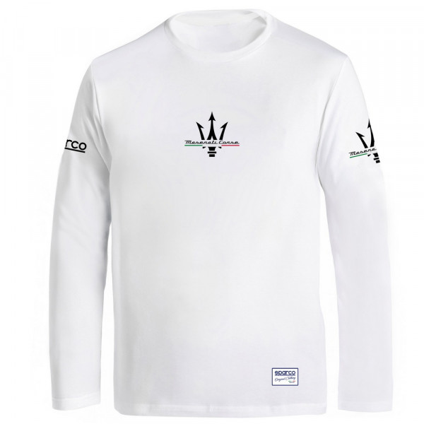 SPARCO T-SHIRT LONG SLEEVE MASERATI CORSE