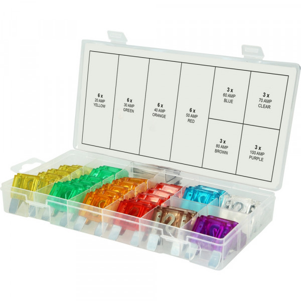 KS TOOLS Sortiment Kfz-Sicherungen 36-tlg.
