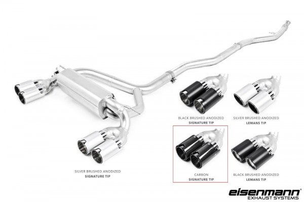 EISENMANN Endschalldämpfer Duplex Inox 4x90mm