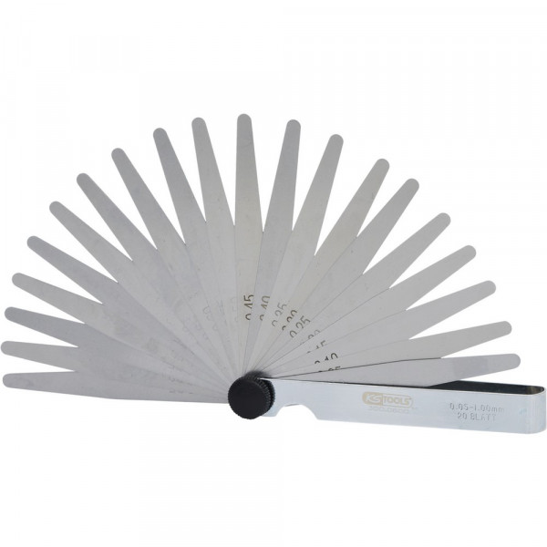 KS TOOLS Fühlerlehre,20 Blatt,05-1mm