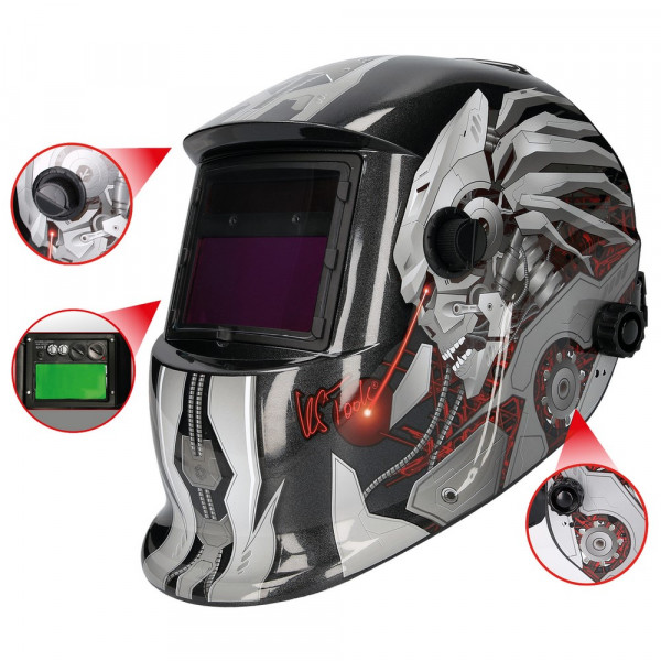 KS TOOLS Automatik-Schweißer-Schutzhelm,