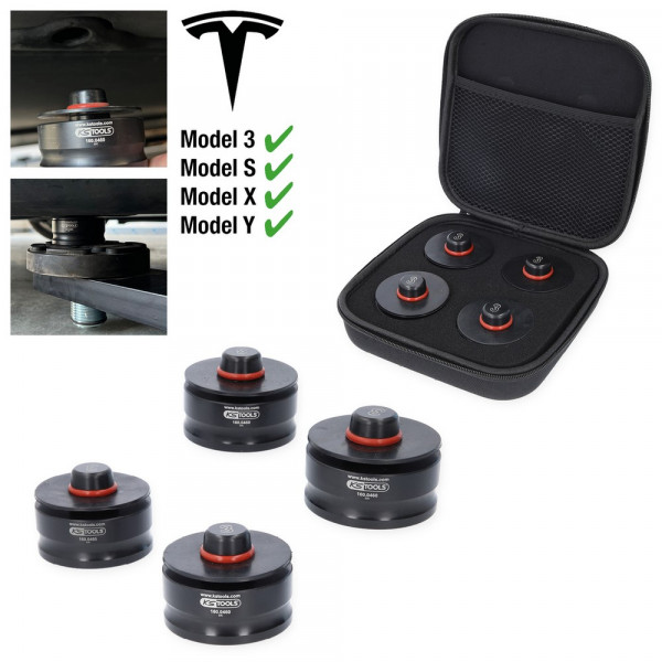 KS TOOLS Wagenheberaufnahme-Satz für Tesla