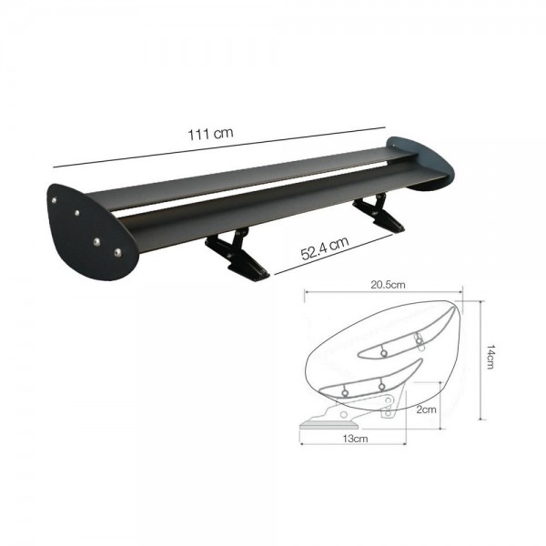 SIMONI RACING Alu Heckspoiler (nicht CH-Norm)