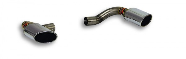 SUPERSPRINT Endrohre links-rechts 120x80mm Oval