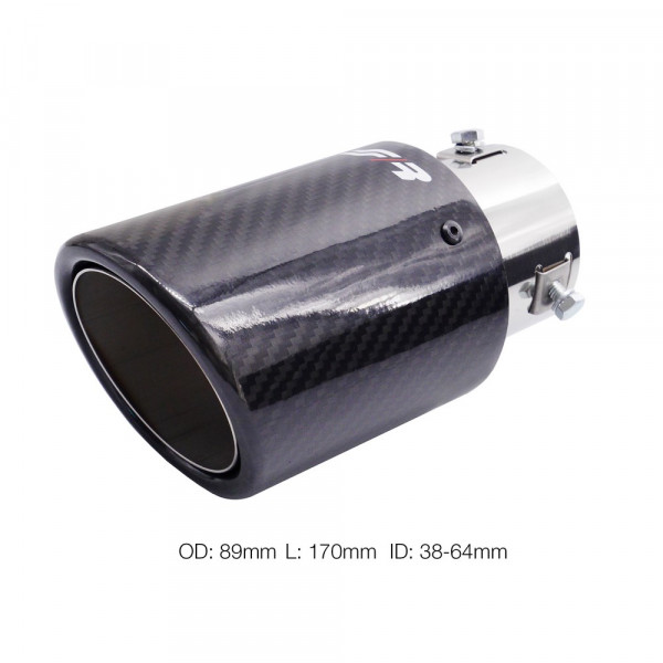 SIMONI RACING Endrohrlbende 89mm Carbon