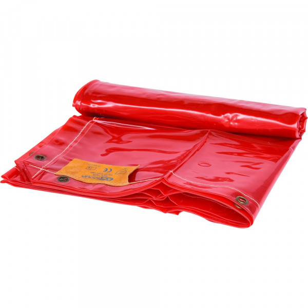 KS TOOLS Schweißer Schutzwand rot