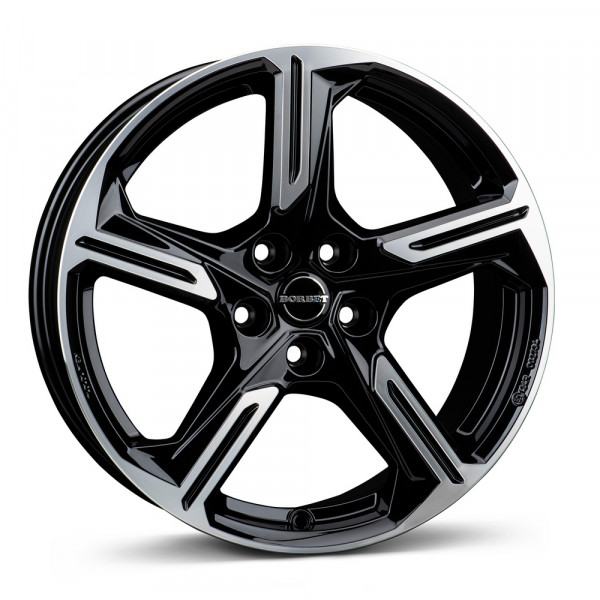 Borbet XE1 80830 black polished glossy KBA101016