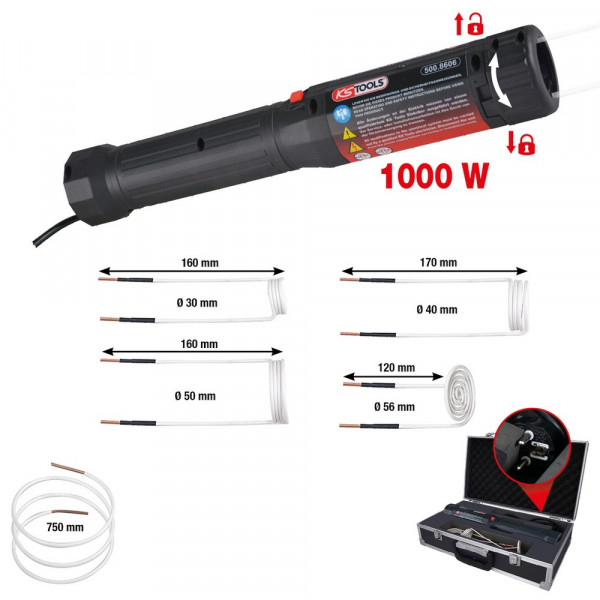 KS TOOLS Induktions-Heizpistolen-Satz mit