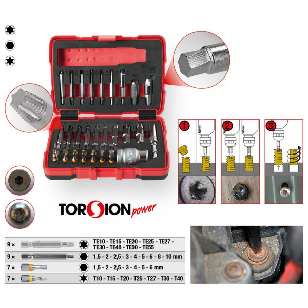 KS TOOLS 1/4" + 10 mm Torx- und