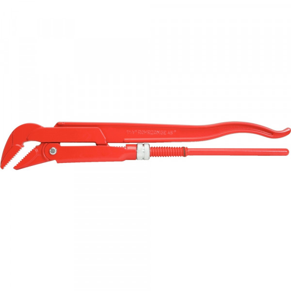 KS TOOLS Eckrohrzange,45° gewinkelt,1"