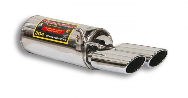 SUPERSPRINT Endschalldämpfer links 2x120x80mm