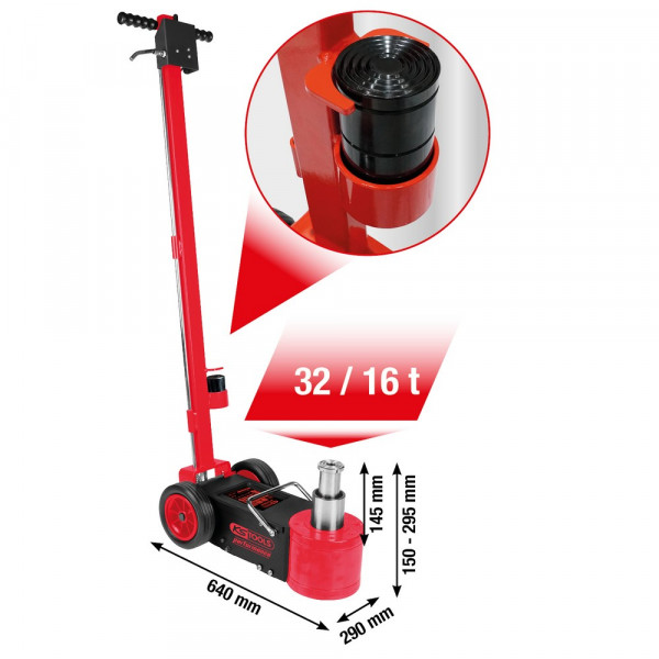 KS TOOLS performance Lufthydraulischer