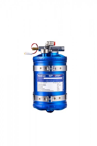 SPARCO Feuerlöscher blau mit elektr. Auslösung