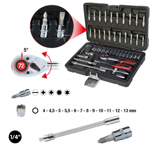 KS TOOLS 1/4" CHROMEplus