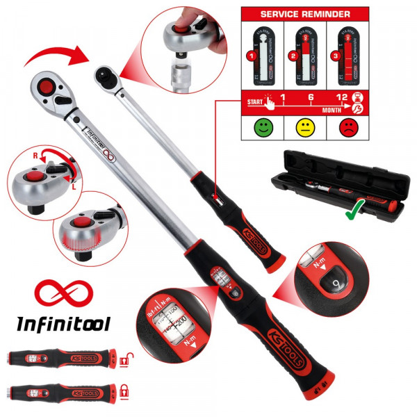 KS TOOLS 1/4" INFINITOOL Drehmomentschlüssel