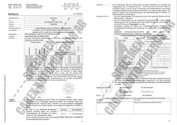 DTC-Gutachten P-3816/12 zu DR-Set