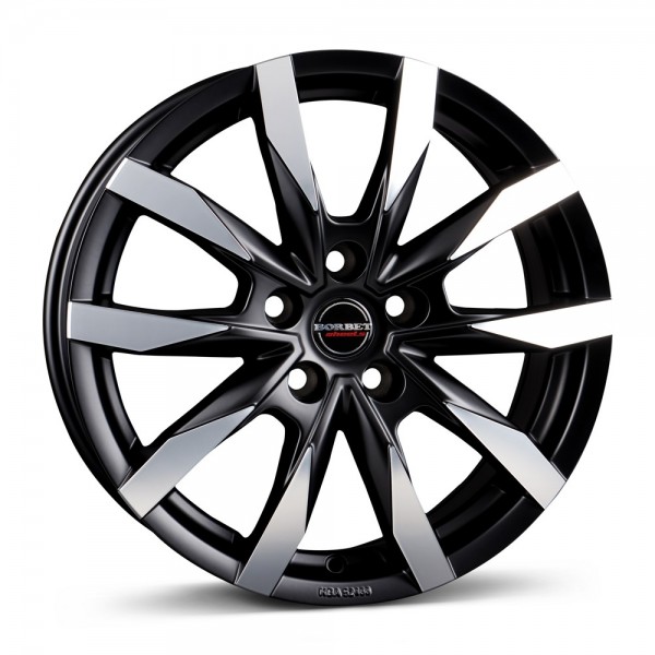 Borbet CW5 7518 black polished matt KBA 52488