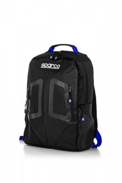SPARCO Rucksack Stage, schwarz-blau