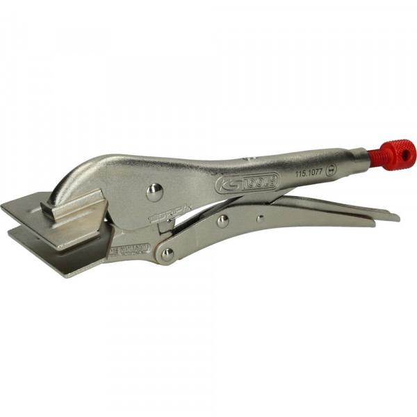 KS TOOLS Breitmaul-Flachbacken-Gripzange,250mm