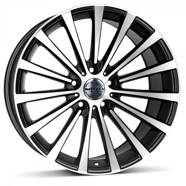 Borbet BLX-8519 black polished matt KBA 49548