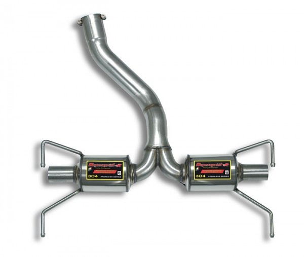 SUPERSPRINT Endschalldämpfer "Racing" DX/SX