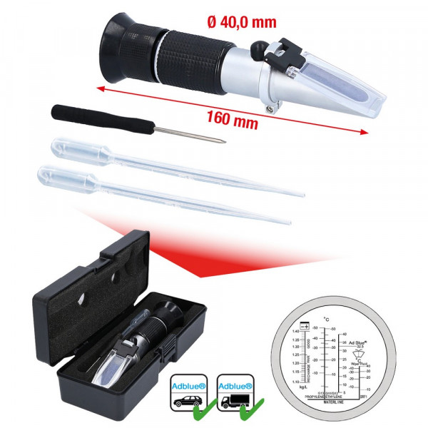 KS TOOLS Refraktometer - optisches Prüfgerät