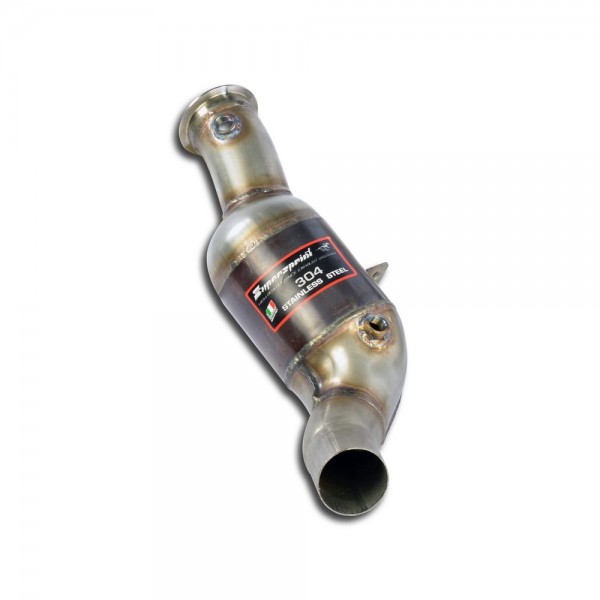 SUPERSPRINT Downpipe + Met. Kat. 200 cpsi links