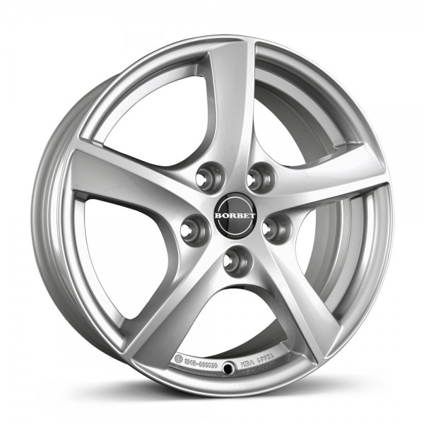 Borbet TL 55538 brilliant silver KBA 51444