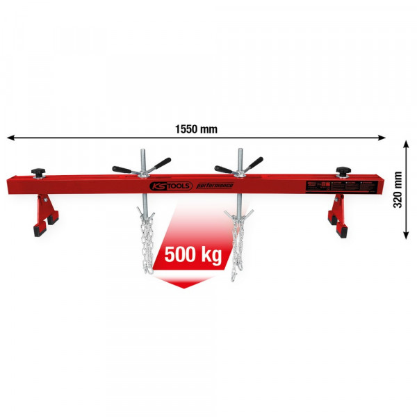 KS TOOLS performance Motorbrücke, 500 kg