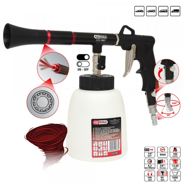 KS TOOLS Druckluft-Reinigungs-Pistole