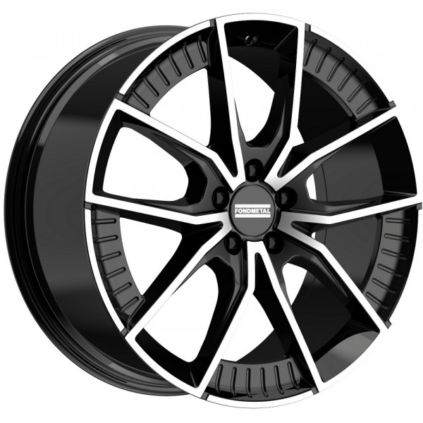 Fondmetal Elatha Felge glossy black polished